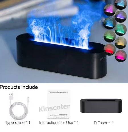 Flame Mist Air Purifier & Oil Diffuser